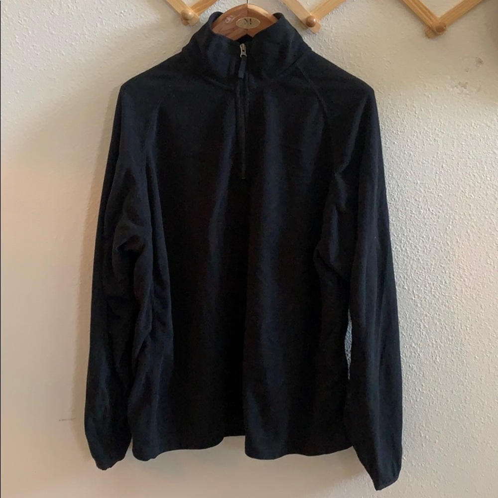 gap 1/2 zip fleece men’s XXL black